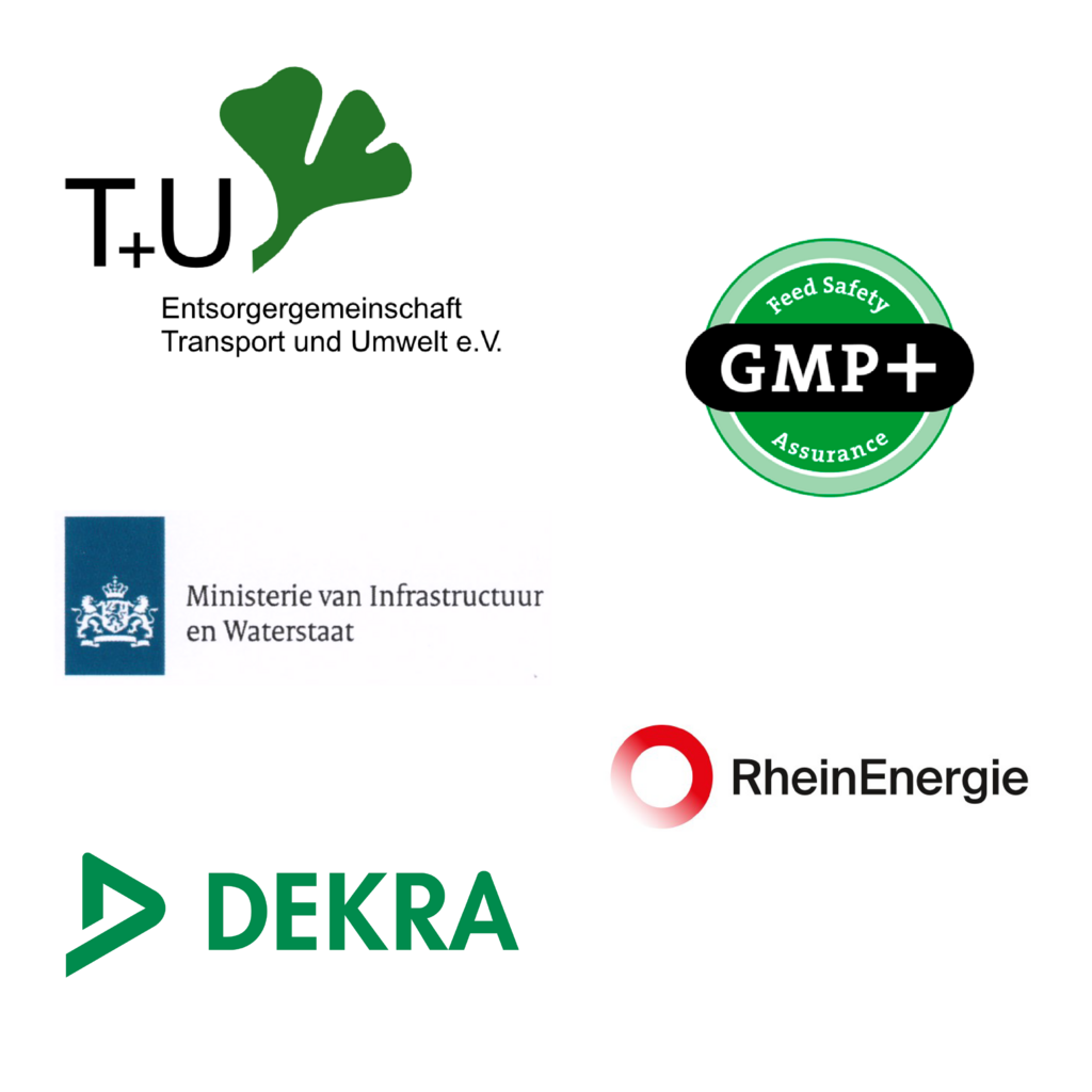 Grafik einer Collage der Logos von Unternehmen für Nachhaltigkeit
